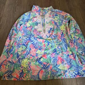 Lilly Pulitzer Skipper Popover Mermaids Cove Small